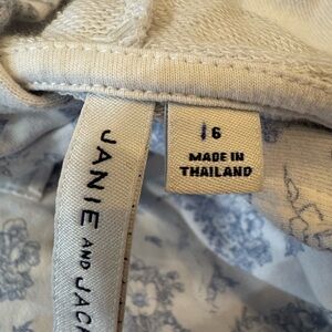 Janie and Jack Women's Light Cream Jeans